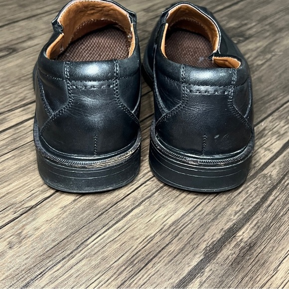 JOHNSON & MURPHY 8M Black Leather SlipOn XC4 Stanton Sheepskin Lined Waterproof main image 8